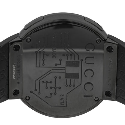 Gucci Stainless Steel Rubber 45mm Digital I-Gucci Web Watch Black 4 of 5