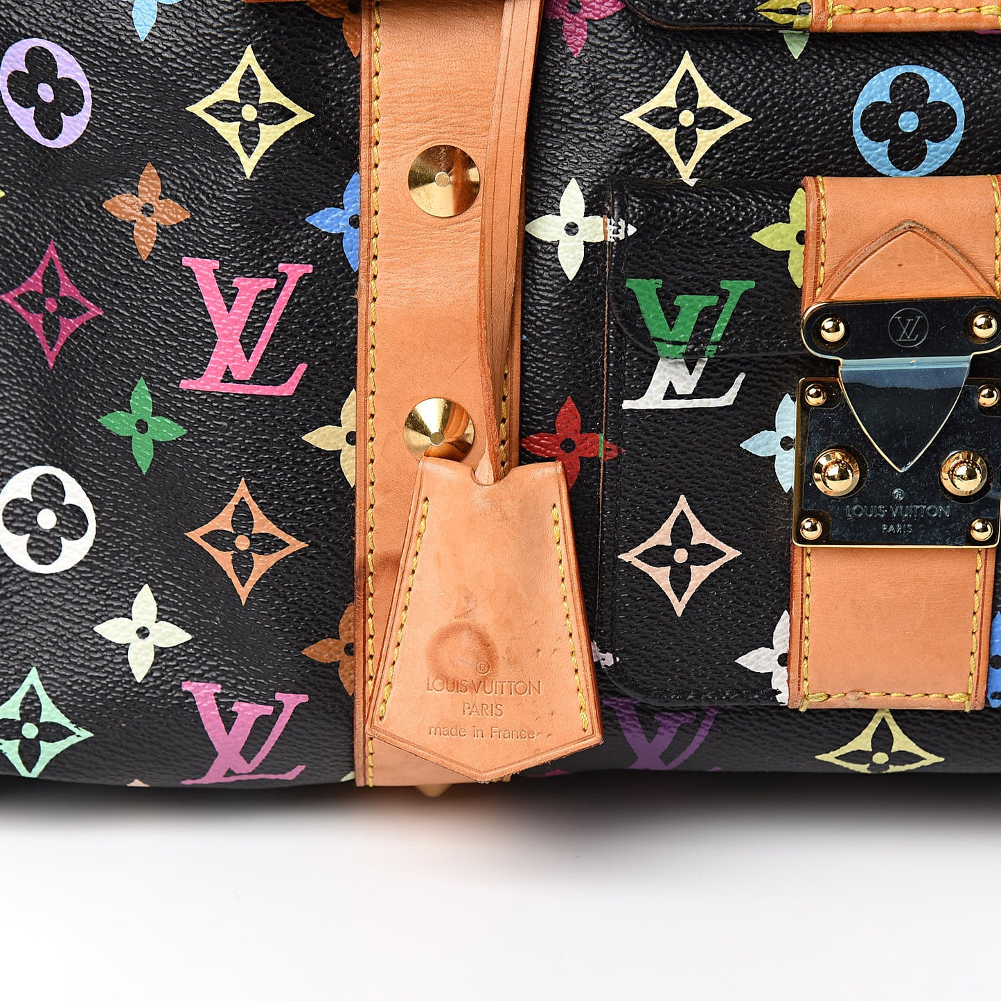 Monogram Multicolor Keepall 45 Black
