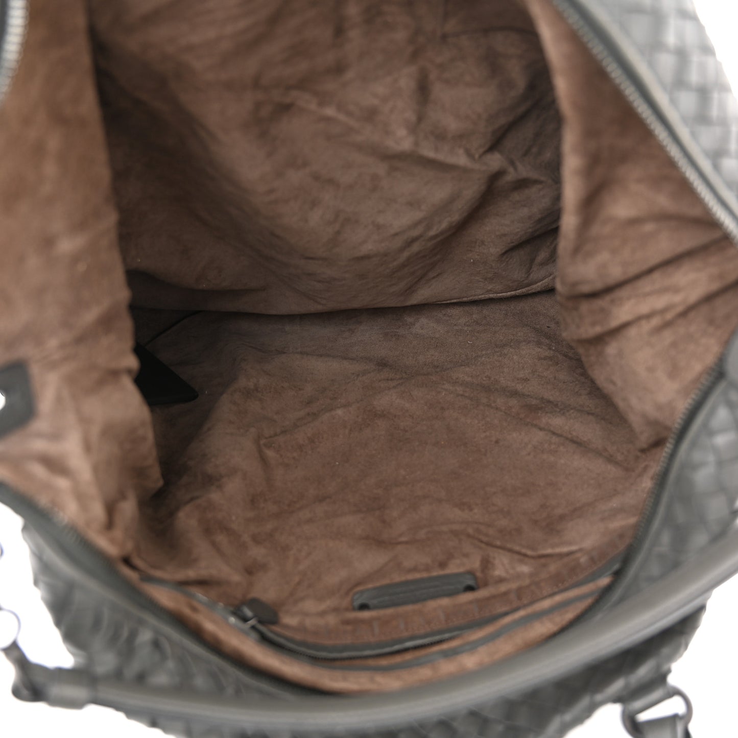 Nappa Intrecciato Maxi Convertible Tote Grey