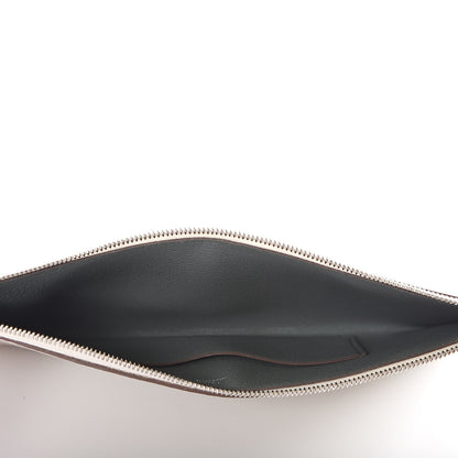 Hermes Togo Epsom Rooroo Pouch Craie Vert Amande Gris Pearl 4 of 10