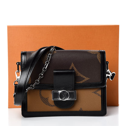 Louis Vuitton Reverse Monogram Giant Dauphine MM 10 of 10