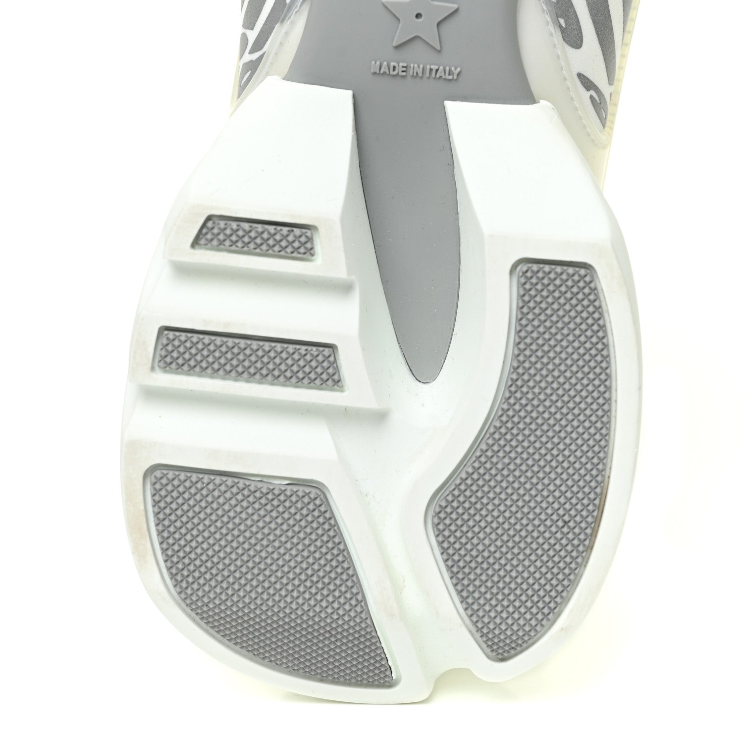 Christian Dior Neoprene Rubber Spatial Print Womens D-Connect Sneakers 38.5 White 9 of 15