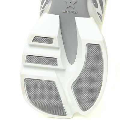 Christian Dior Neoprene Rubber Spatial Print Womens D-Connect Sneakers 38.5 White 9 of 15