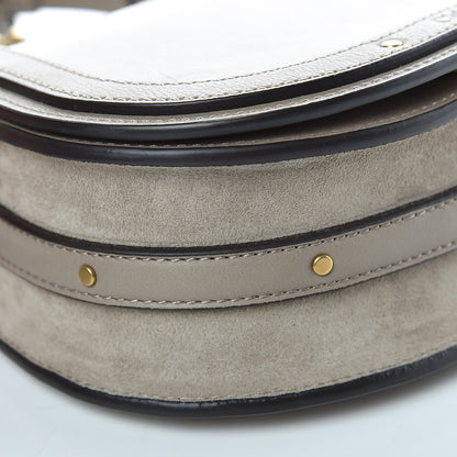 Chloe Calfskin Suede Small Nile Bracelet Bag Motty Grey 8 of 8