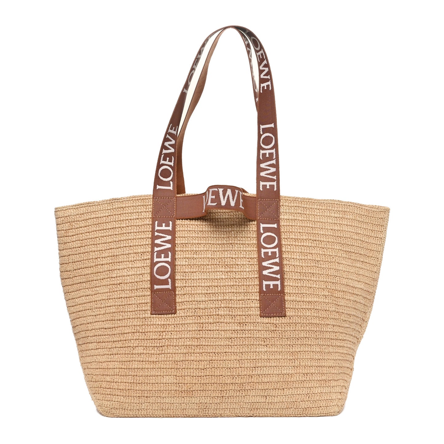 Raffia Paulas Ibiza Fold Shopper Tote Natural Tan
