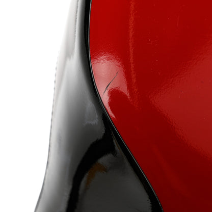 Christian Louboutin Patent Lipchick 100 Pumps 37 Black 8 of 11