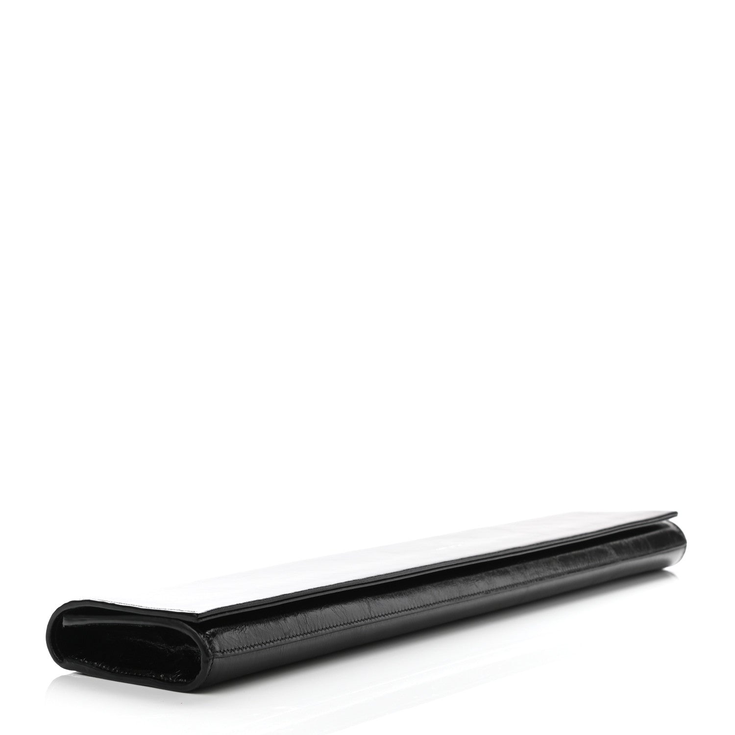 Saint Laurent Calfskin Fetiche Long Clutch Black 4 of 7