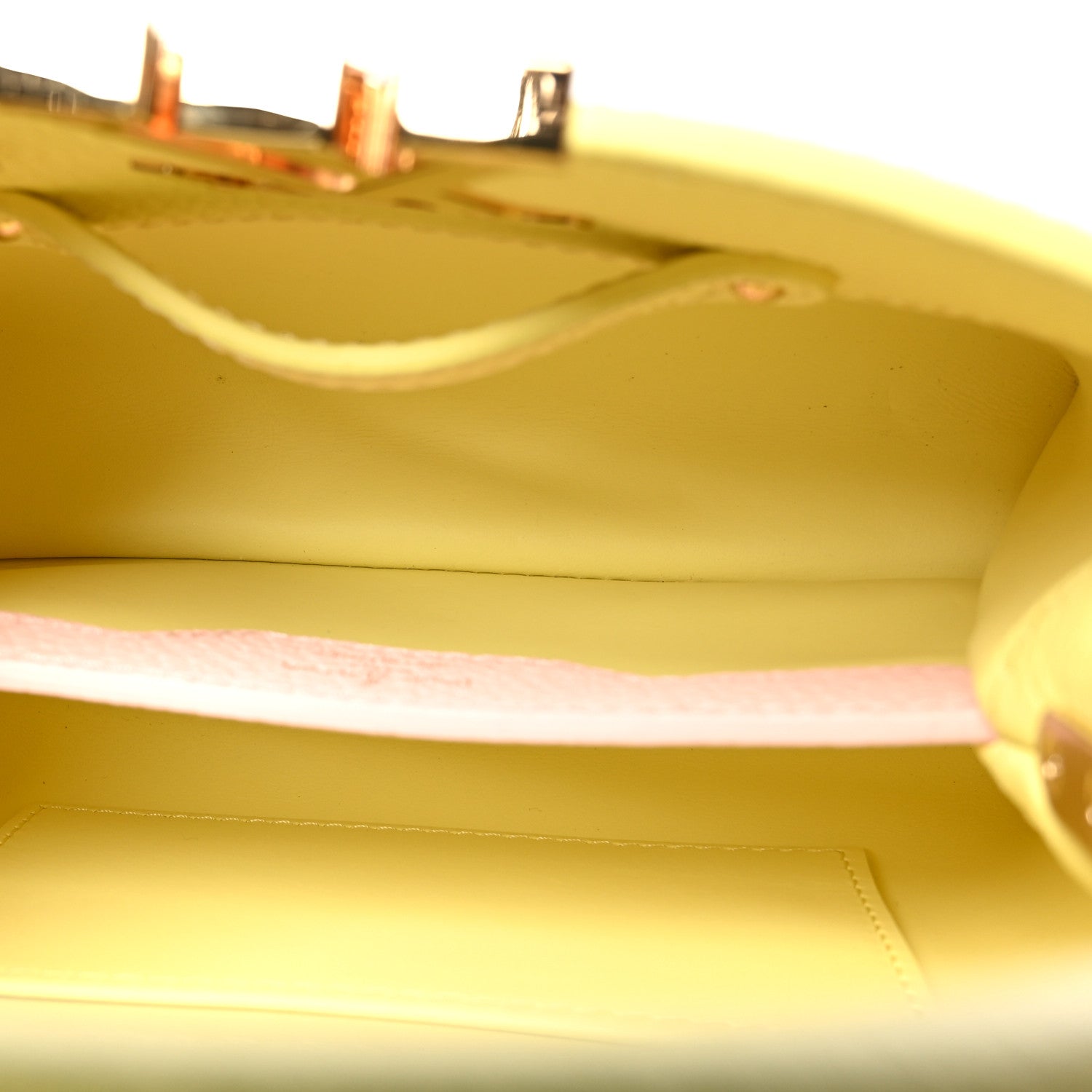 Louis Vuitton Taurillon Mini Capucines Sun Beam 5 of 9