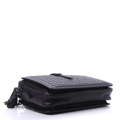 Bottega Veneta Nappa Intrecciato Medium Camera Shoulder Bag Black 5 of 10