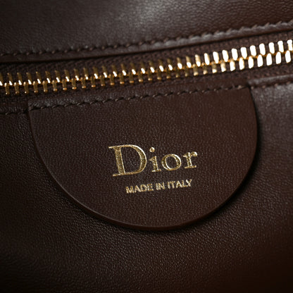 Christian Dior Suede Calfskin Medium Diorly Bag Chocolate 6 of 10