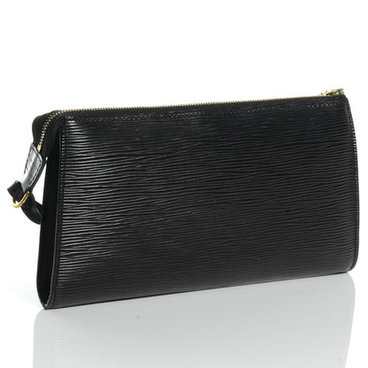Louis Vuitton Epi Pochette Accessories 24 Black 3 of 7