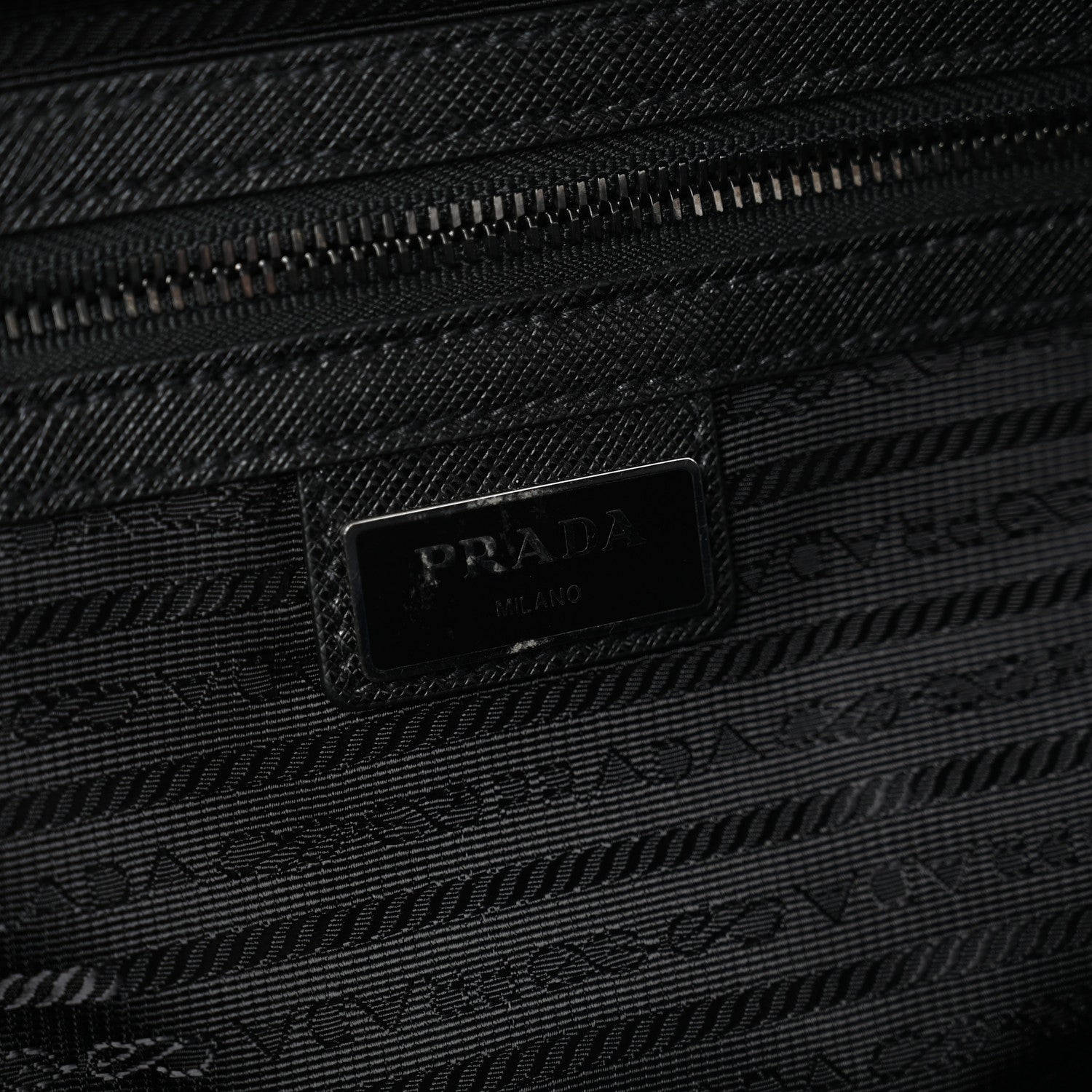 Prada Re-Nylon Saffiano Duffle Bag Black 5 of 9