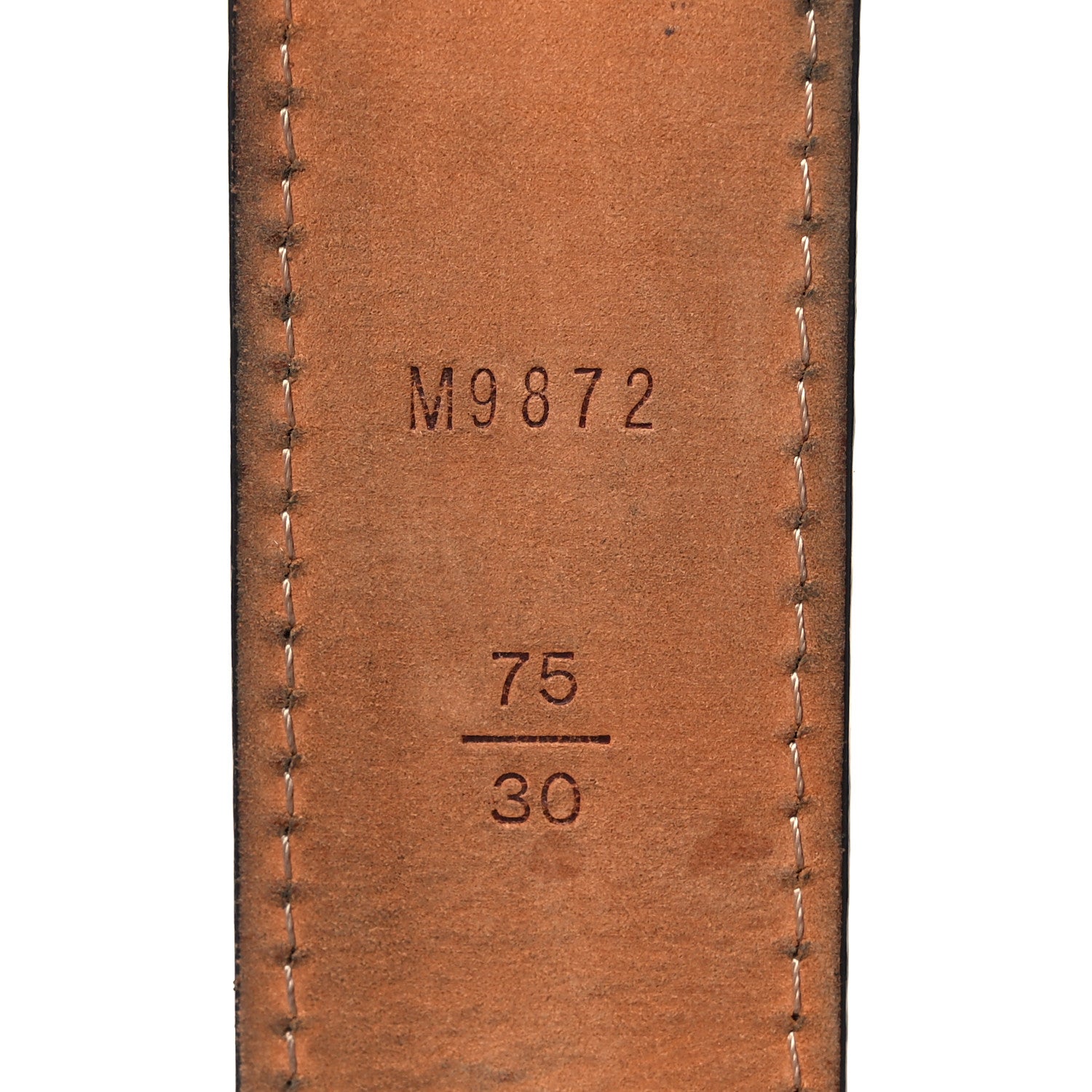 Louis Vuitton Monogram 30mm Cabochon Belt 75 30 4 of 8