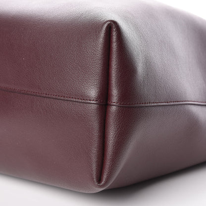 Saint Laurent Calfskin Large Shopping Tote Bordeaux 10 of 13