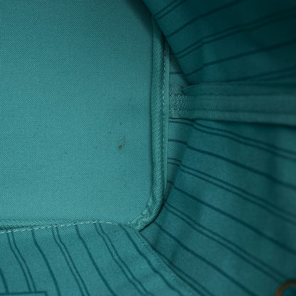 Louis Vuitton Monogram V Neverfull MM Turquoise 13 of 16