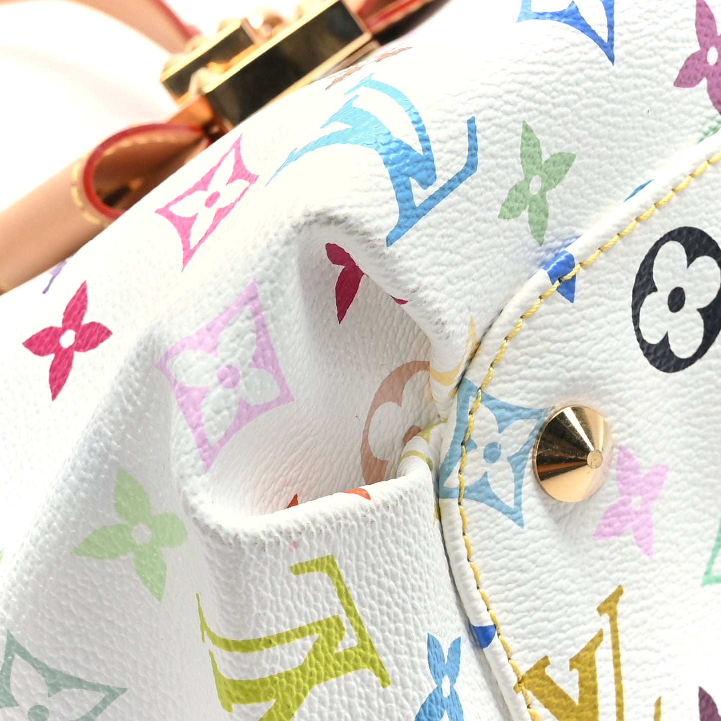 Monogram Multicolor Annie MM White