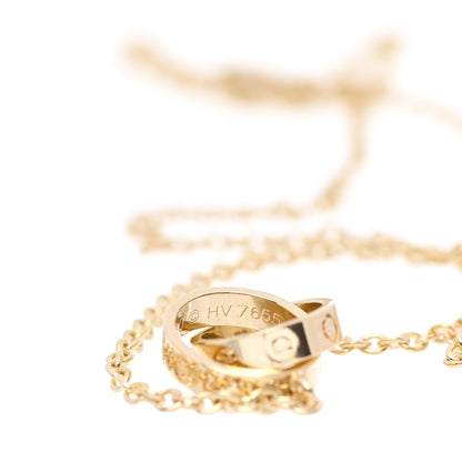 Cartier 18K Yellow Gold Interlocking LOVE Necklace 6 of 8