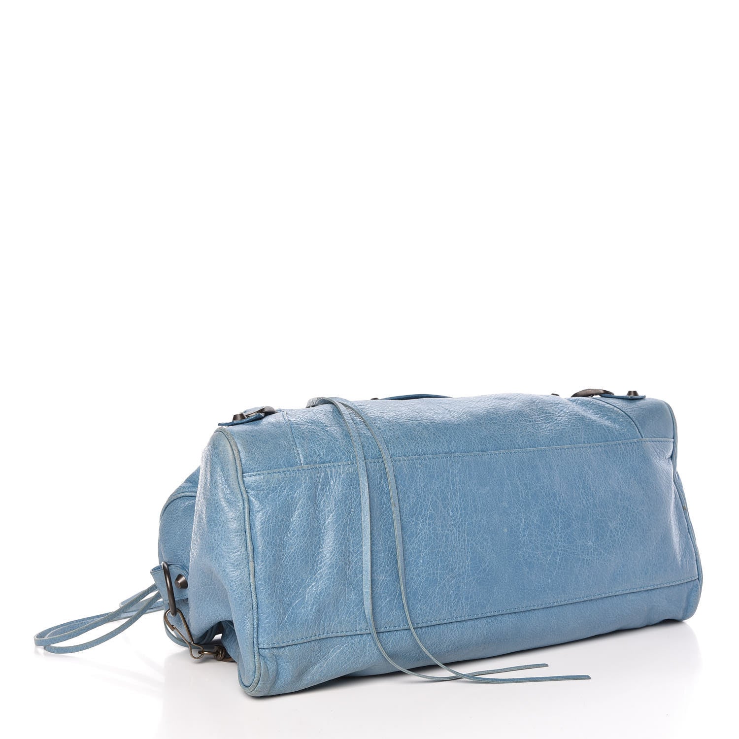 Balenciaga Agneau Classic Hardware Motocross Twiggy Bleu Indigo 5 of 11