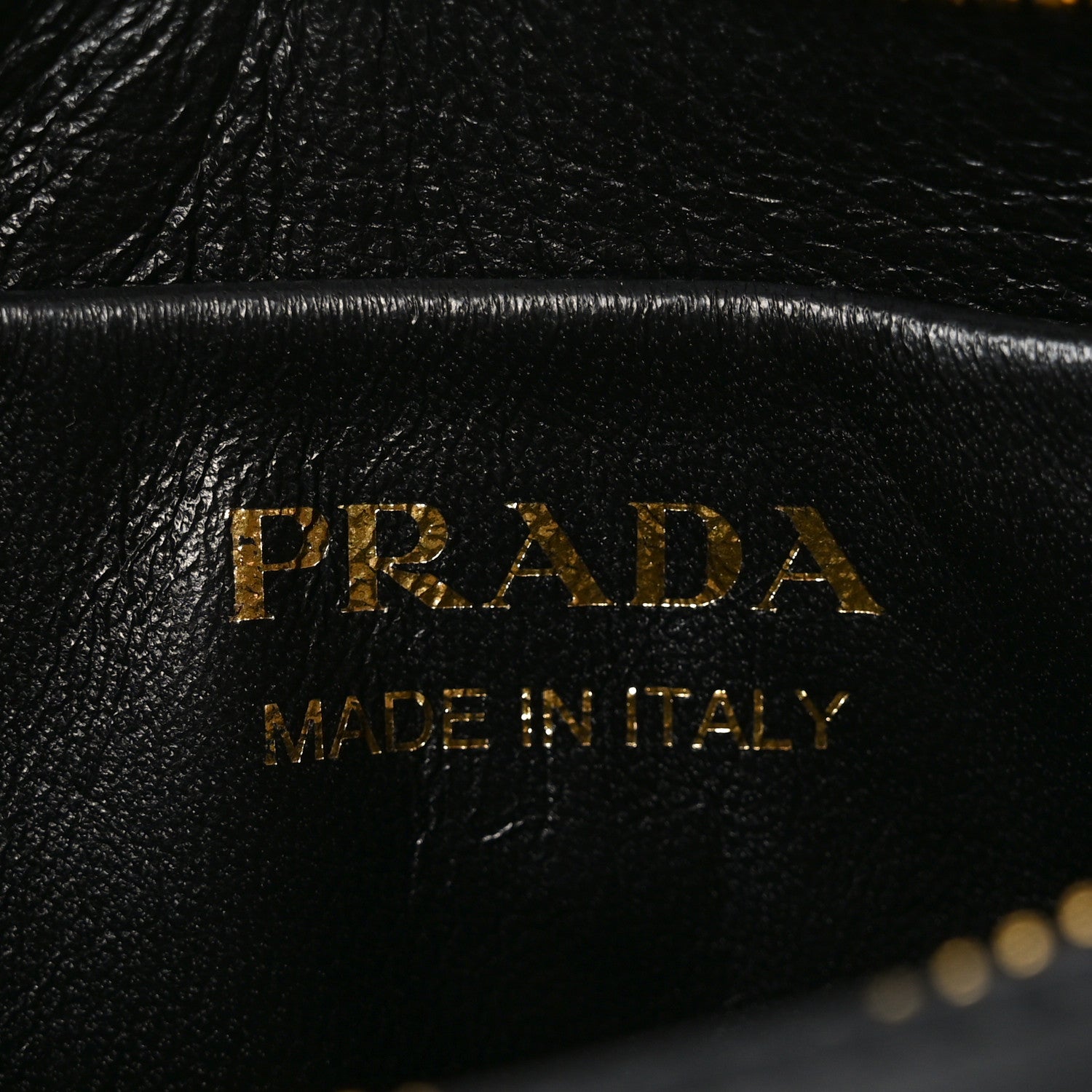 Prada Soft Calfskin Arque Shoulder Bag Black 6 of 10