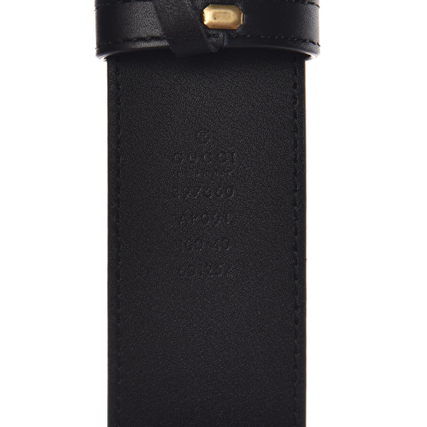 Gucci Calfskin Double G 40mm Belt 100 40 Black 4 of 6