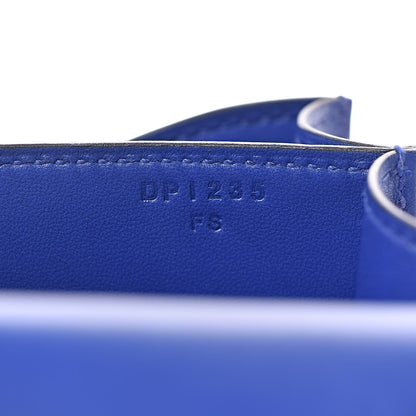 Hermes Tadelakt Constance 18 Bleu Electrique 7 of 23