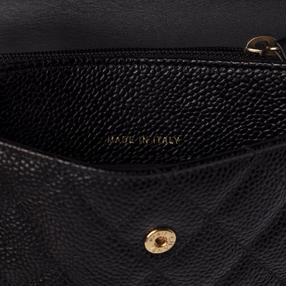 Chanel Caviar Quilted Small Boy Flap Wallet Black 6 of 8