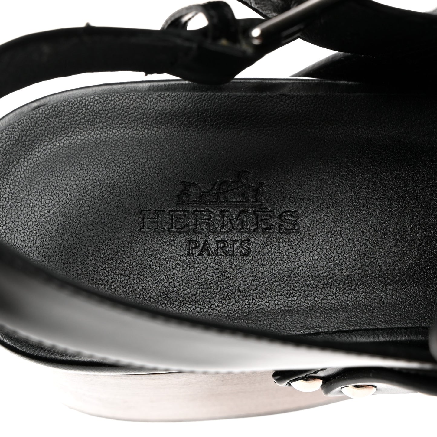Toscan Calfskin Hermione Mules 37 Black