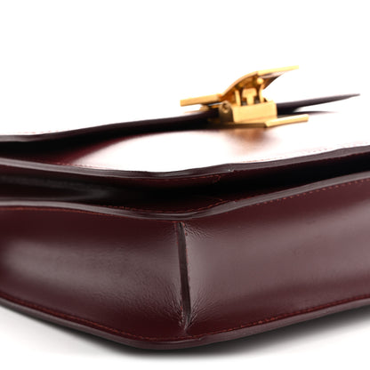 Celine Box Calfskin Teen Classic Box Flap Bag Burgundy 9 of 13
