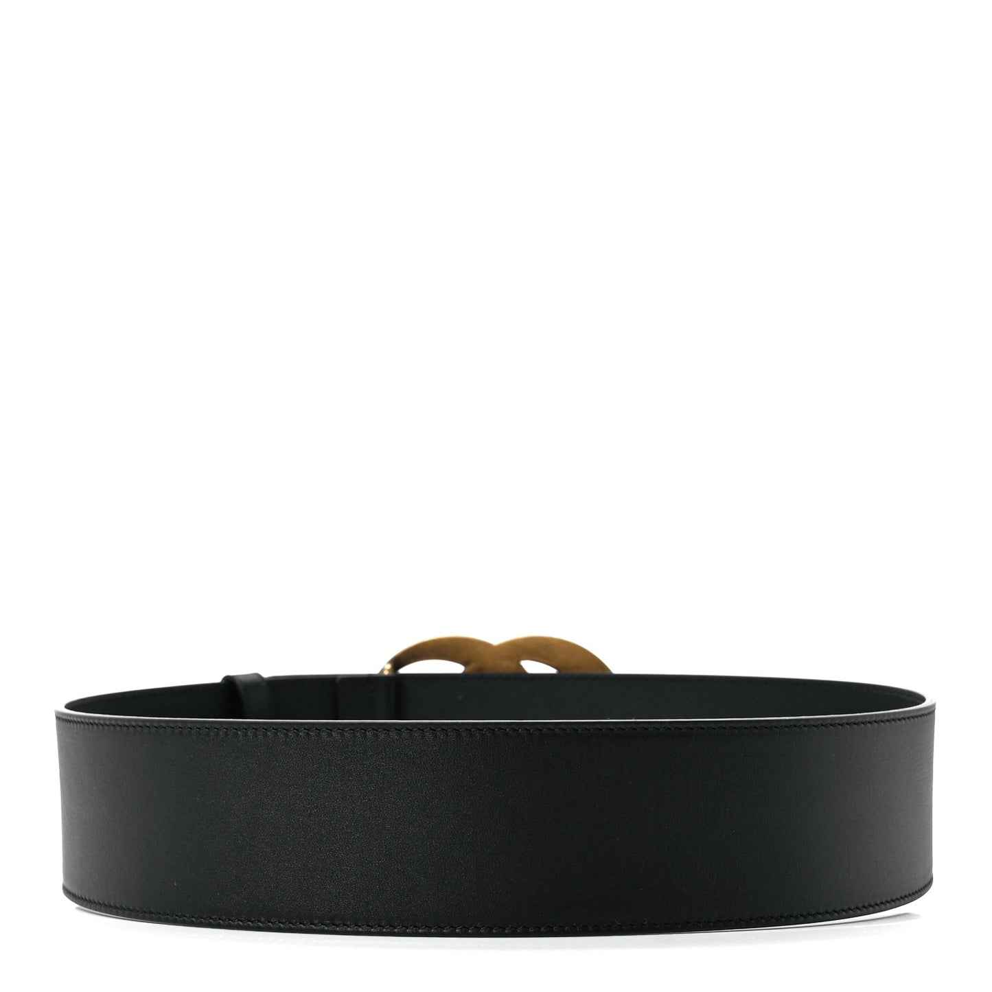 Calfskin Crystal Double G 55mm Belt 75 30 Black