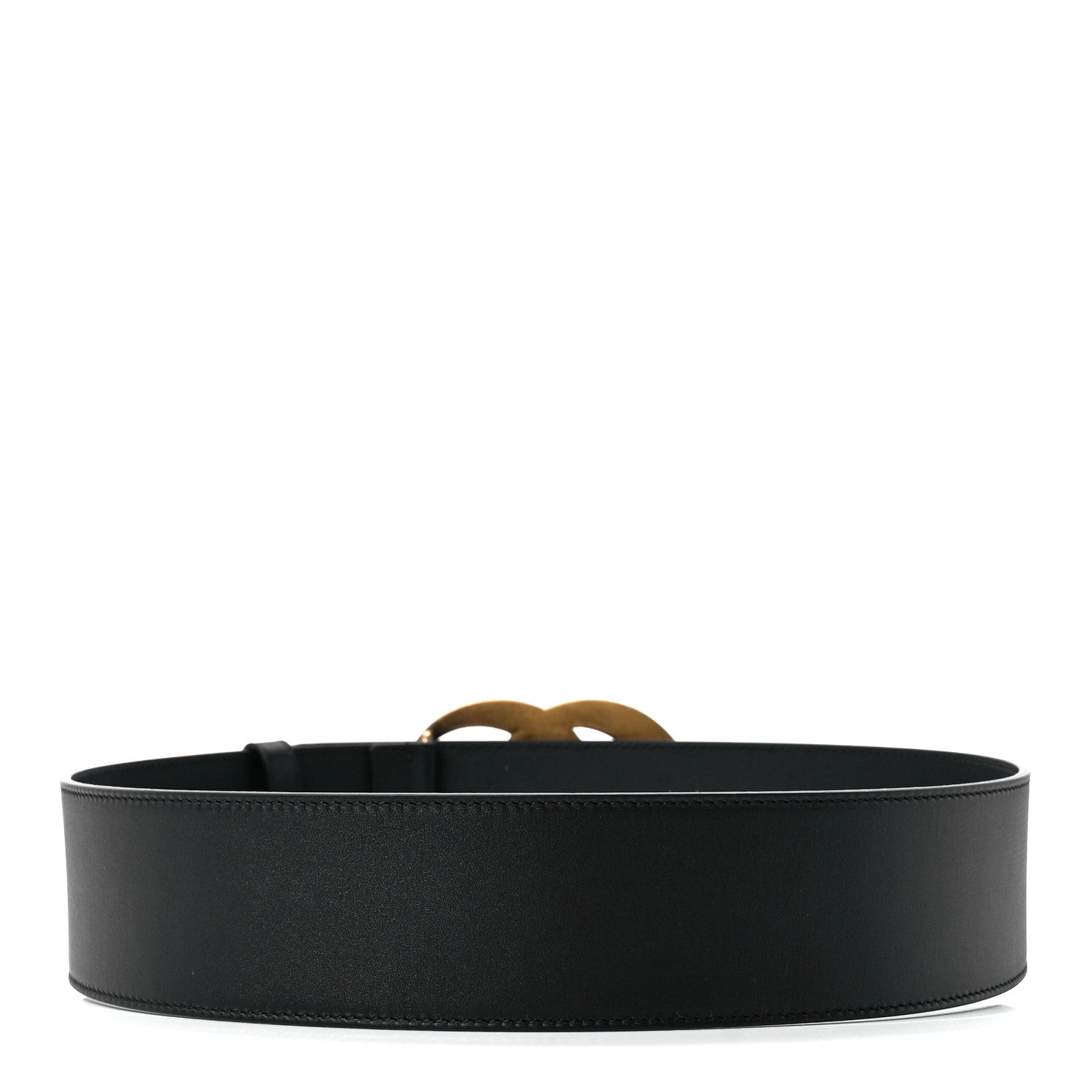 Gucci Calfskin Crystal Double G 55mm Belt 75 30 Black 2 of 5