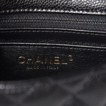 Chanel Caviar Quilted Mini Square Flap Black 6 of 8