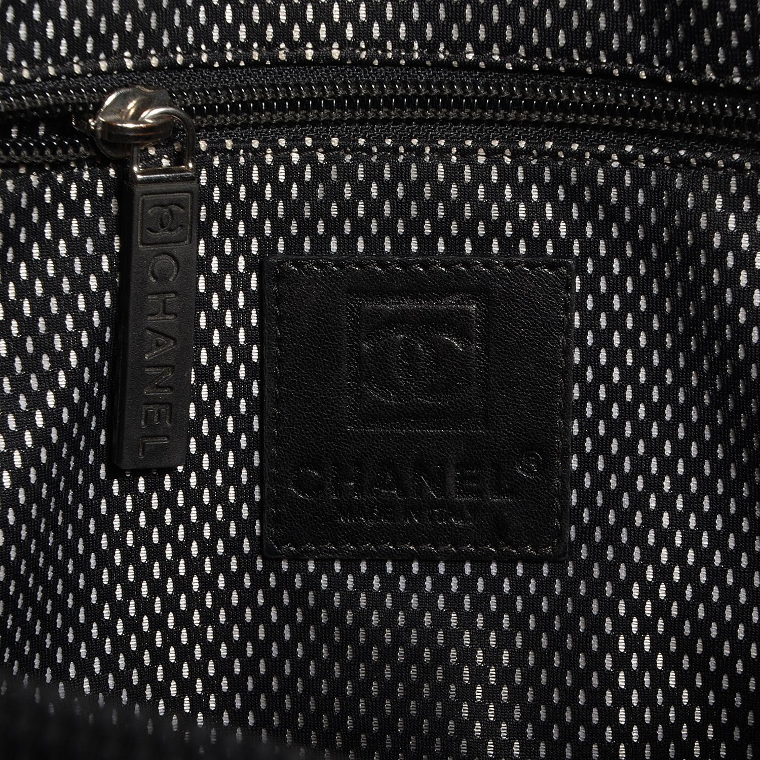 Chanel Coated Canvas Sport Messenger Black 6 of 7