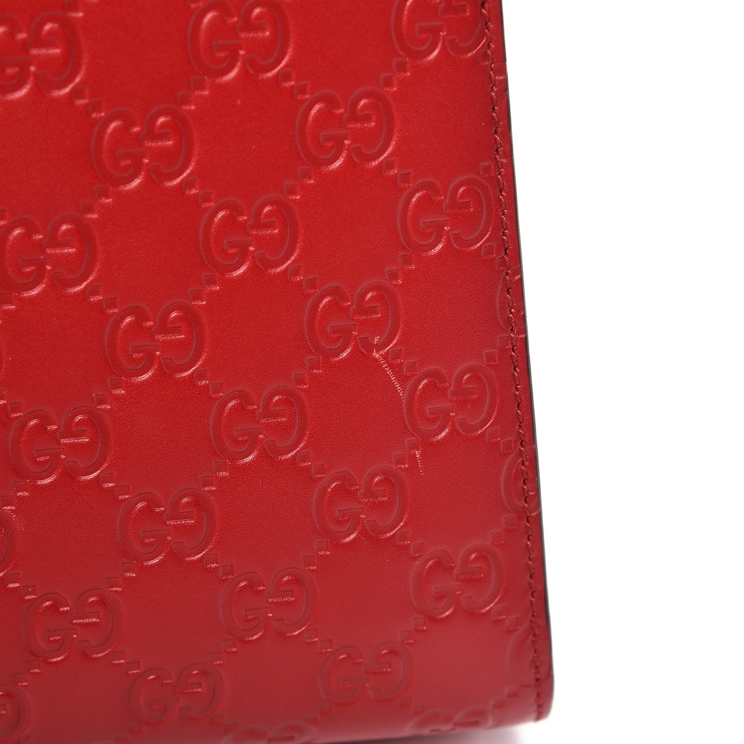 Guccissima Medium Padlock Shoulder Bag Hibiscus Red