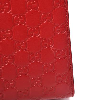 Gucci Guccissima Medium Padlock Shoulder Bag Hibiscus Red 12 of 12