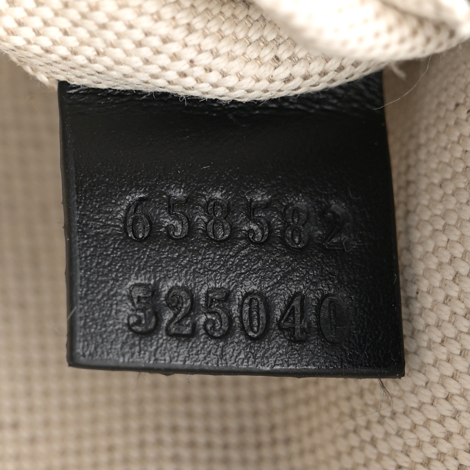 Gucci Calfskin GG Tennis Embossed Belt Bag Black 7 of 10