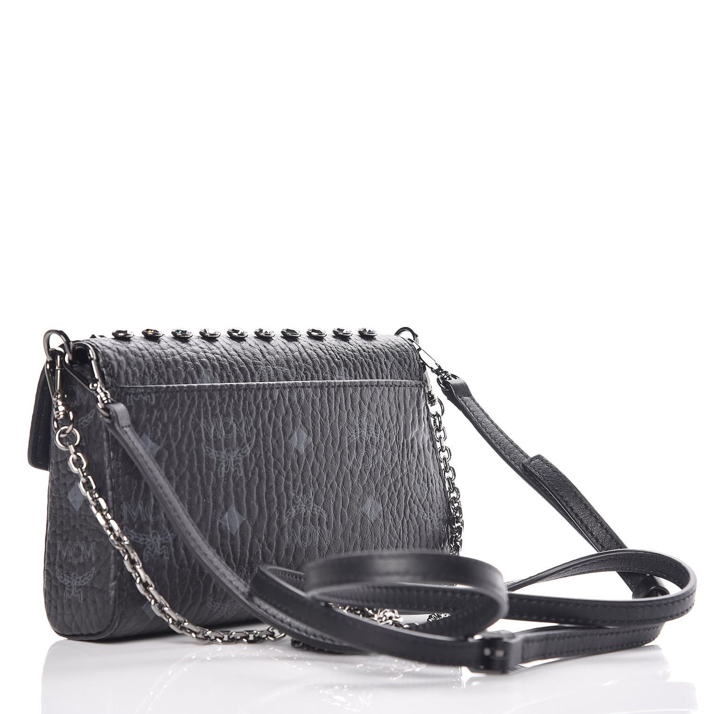 Visetos Diamond Flap Crossbody Black