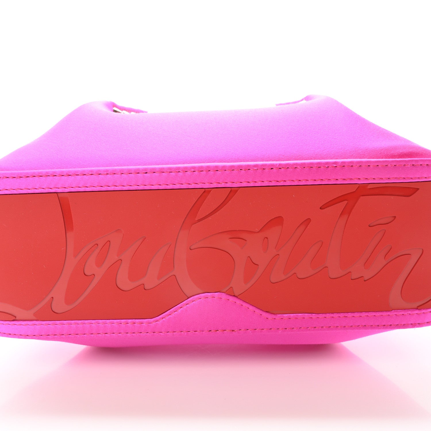 Christian Louboutin Satin Spiked Mini Cabarock Shopper Holly Pink 7 of 10