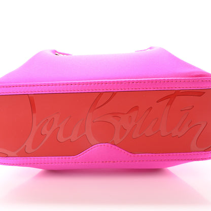 Christian Louboutin Satin Spiked Mini Cabarock Shopper Holly Pink 7 of 10