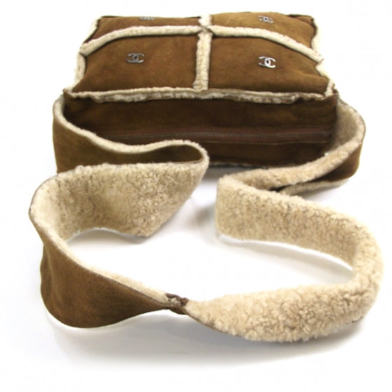Sheepskin Sherpa Shoulder Bag