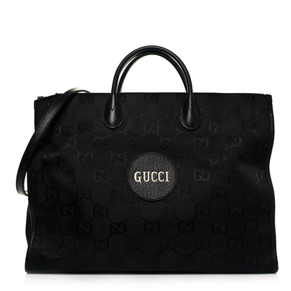 Gucci Econyl Nylon Monogram Large Off The Grid Tote Bag Black 1 of 11