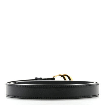 Gucci Calfskin Double G 20mm Belt 80 32 Black 2 of 5