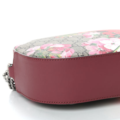 Gucci GG Supreme Monogram Blooms Mini Chain Shoulder Bag Beige Multicolor Dry Rose 10 of 11