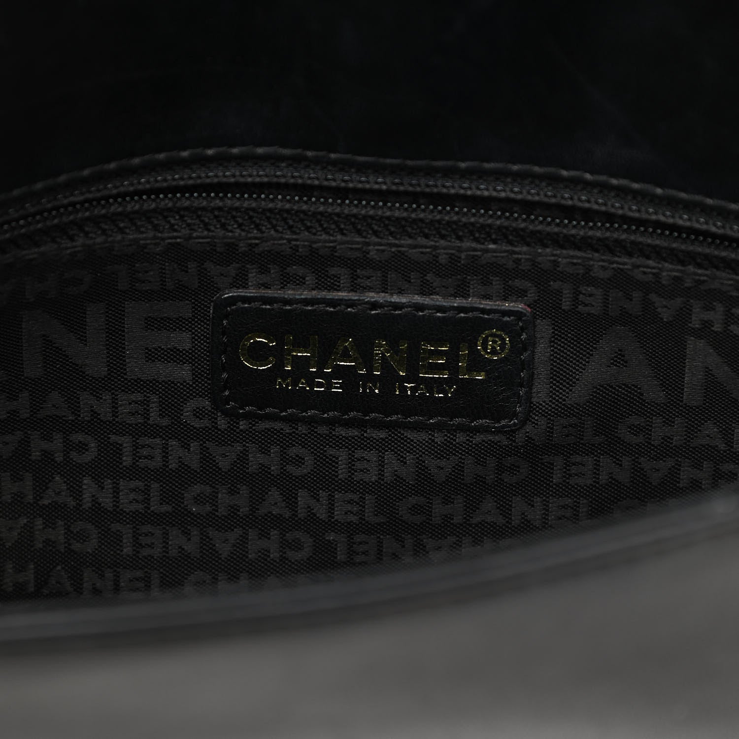Chanel Lambskin Quilted CC Chocolate Bar Flap Black 6 of 16