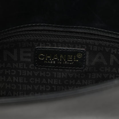 Chanel Lambskin Quilted CC Chocolate Bar Flap Black 6 of 16