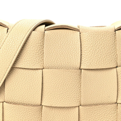 Bottega Veneta Grained Calfskin Maxi Intrecciato Cassette Crossbody Bag Porridge 9 of 11