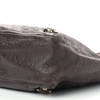 Gucci Guccissima Large Abbey Tote Dark Brown 6 of 13