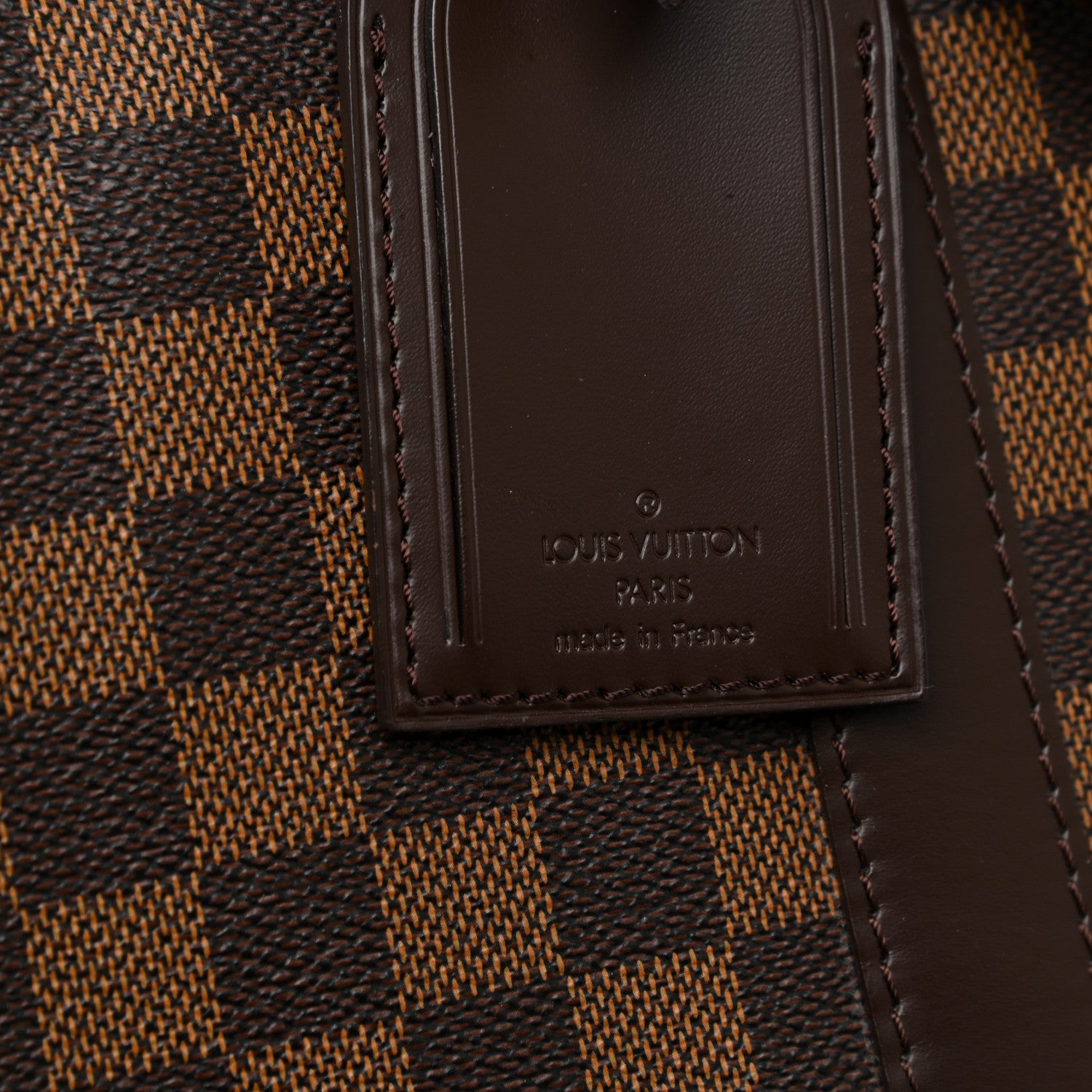 Louis Vuitton Damier Ebene Keepall Bandouliere 55 17 of 22