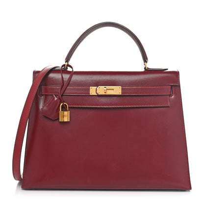 Hermes Box Kelly Sellier 32 Rouge H 1 of 10