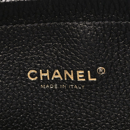 Chanel Grained Calfskin Suede Urban Essentials Large Shopping Bag  Dark Beige Black 6 of 11