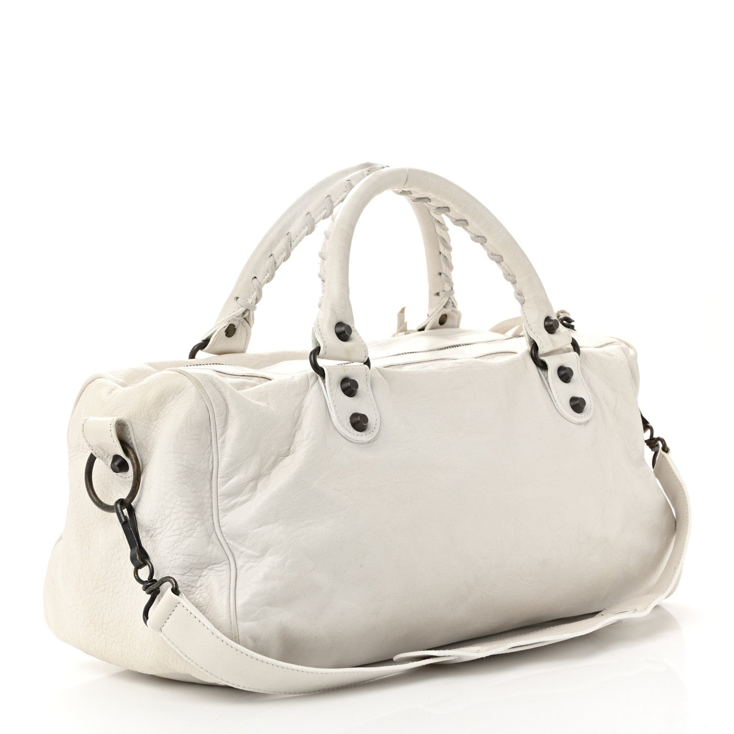 Balenciaga Agneau Classic Hardware Twiggy White 4 of 12